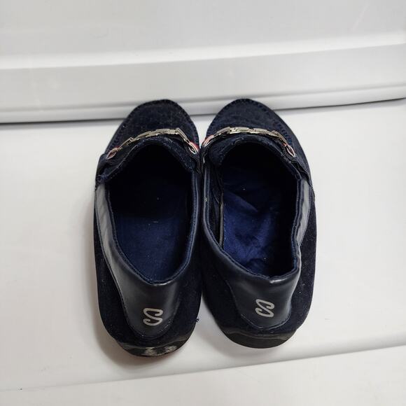 Navy Velour Size 45 Mens Loafer Slippers - Picture 6 of 9